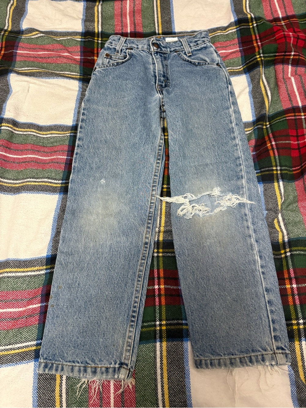Vintage 90s Levi’s Orange tag kids jeans 550 relaxed fit size 7X slim